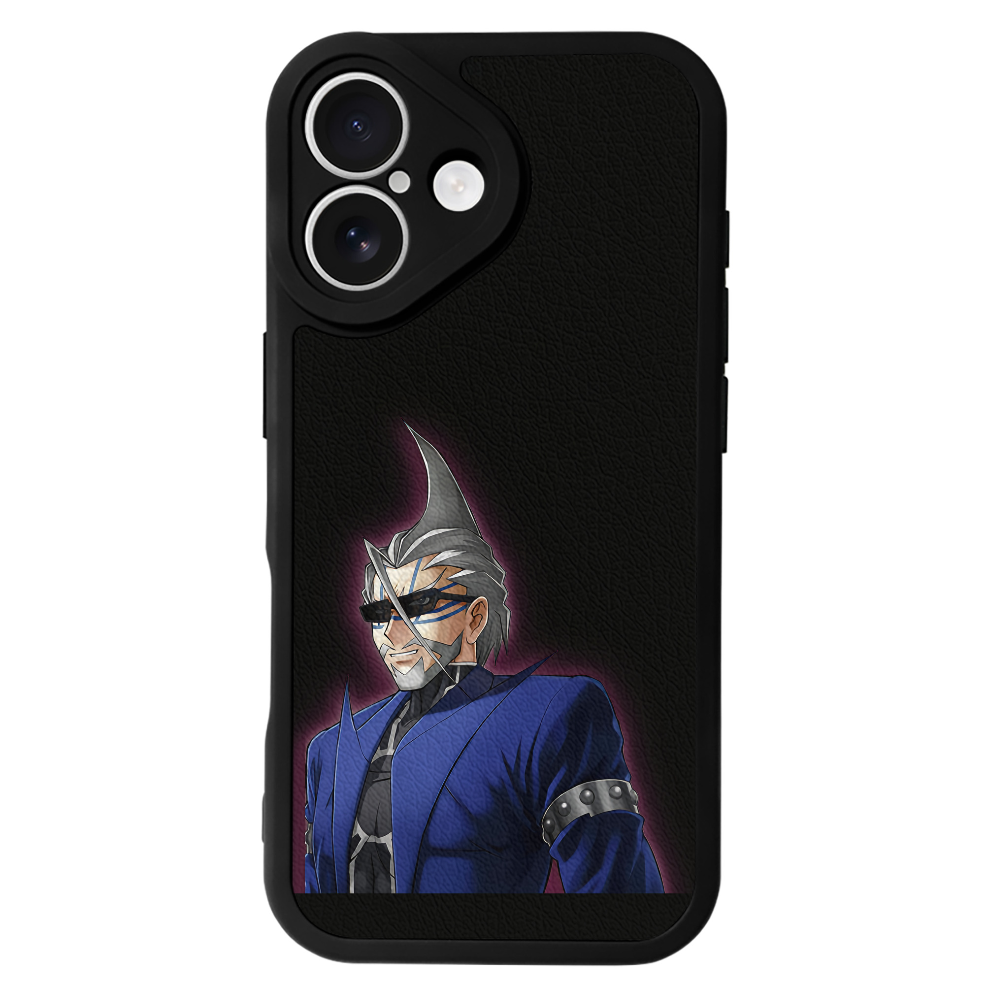 （画像用） 遊☆戯☆王 Yu-Gi-Oh! 【iPhone 16シリーズ対応】シリコンスマホケース（レザー調） 材質：シリコン